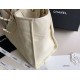 Replica Borsa shopping Deauville con logo Pearl A66941 Beige