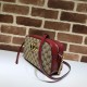 Replica Borsa a tracolla GG Marmont piccola 447632 Rossa