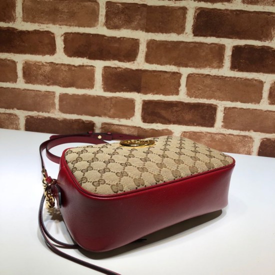 Replica Borsa a tracolla GG Marmont piccola 447632 Rossa