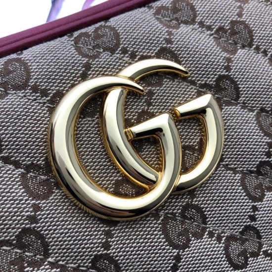 Replica Borsa a tracolla GG Marmont piccola 447632 Rossa