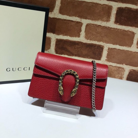 Replica Borsa Dionysus Super Mini 476432 Rossa