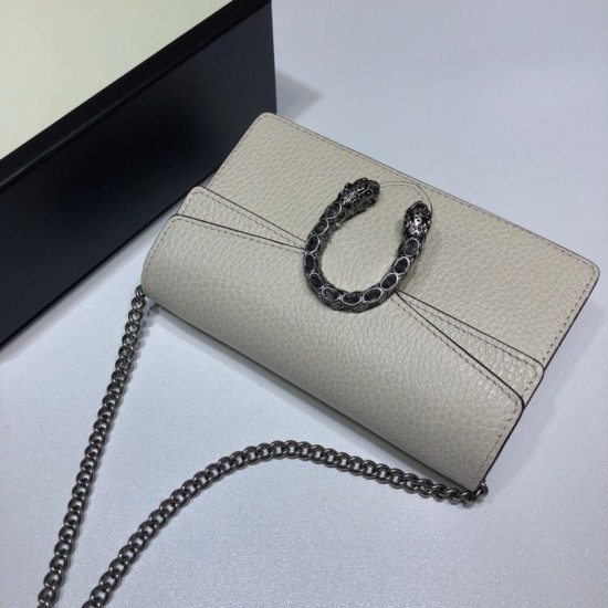 Replica Borsa Dionysus Super Mini 476432 Bianca