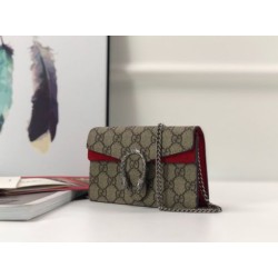 Replica Borsa GG Supreme Super Mini 476432 Marrone