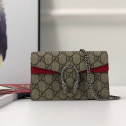 Replica Borsa GG Supreme Super Mini 476432 Marrone