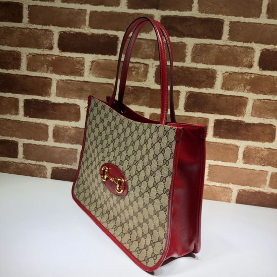 Replica Borsa tote media 1955 Horsebit 623694 rossa Replica Borsa tote media 1955 Horsebit 623694 rossa