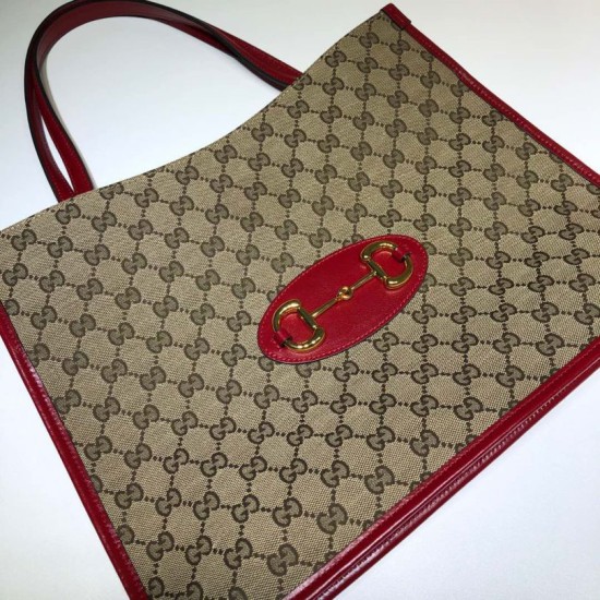 Replica Borsa tote media 1955 Horsebit 623694 rossa Replica Borsa tote media 1955 Horsebit 623694 rossa