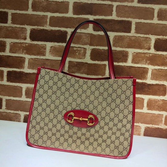 Replica Borsa tote media 1955 Horsebit 623694 rossa Replica Borsa tote media 1955 Horsebit 623694 rossa