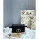 Replica Pochette 2 in 1 di vitello Montaigne Christian Dior 30 nera