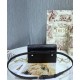 Replica Pochette 2 in 1 di vitello Montaigne Christian Dior 30 nera