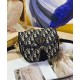Replica Borsa Christian Dior Small Dior Bobby Blu scuro Replica Borsa Christian Dior Small Dior Bobby Blu scuro