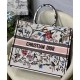 Replica Christian Dior The Book Tote Bag Bianco
