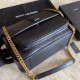 Replica Borsa liscia media nera YSL Saint Laurent Niki