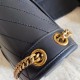 Replica Borsa liscia media nera YSL Saint Laurent Niki