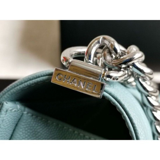 Replica Boy Classica Chevron Flap Borsa A67086 Blu chiaro