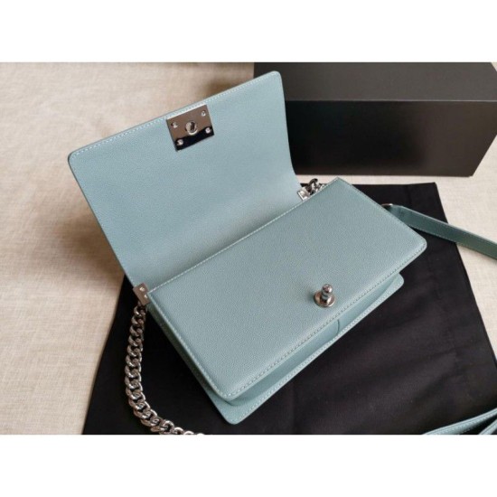 Replica Boy Classica Chevron Flap Borsa A67086 Blu chiaro
