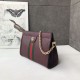 Replica Borsa a tracolla Ophidia Piccola 503878 Borgogna