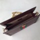 Replica Borsa a tracolla Ophidia Piccola 503878 Borgogna
