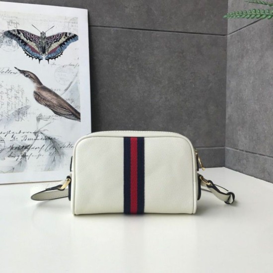 Replica Ophidia Mini Crossbody Bag 517350 Bianco