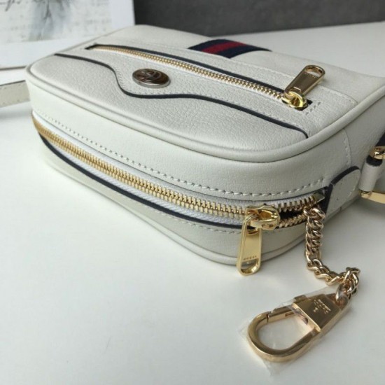 Replica Ophidia Mini Crossbody Bag 517350 Bianco