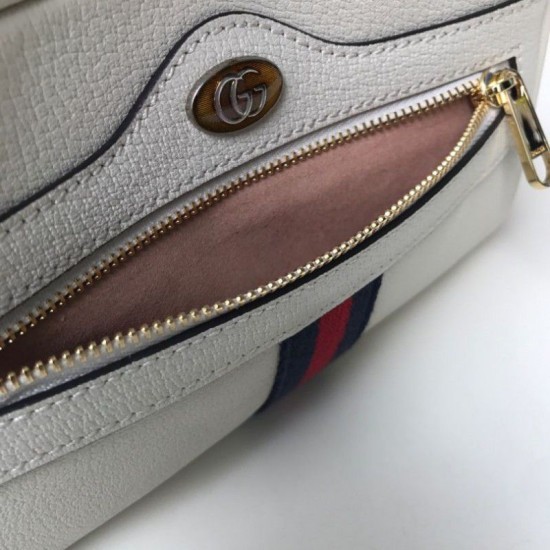 Replica Ophidia Mini Crossbody Bag 517350 Bianco