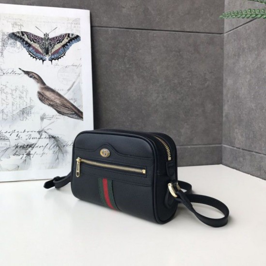 Replica Ophidia Mini Crossbody Borse 517350 Nero