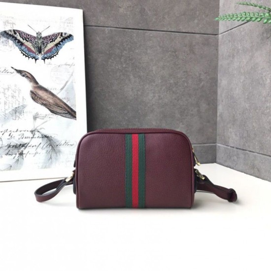 Replica Ophidia Mini Crossbody Borse 517350 Claret