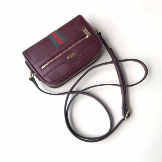 Replica Ophidia Mini Crossbody Borse 517350 Claret