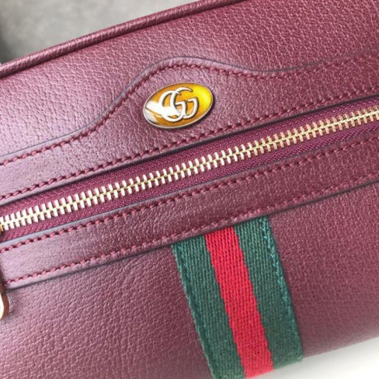 Replica Ophidia Mini Crossbody Borse 517350 Claret