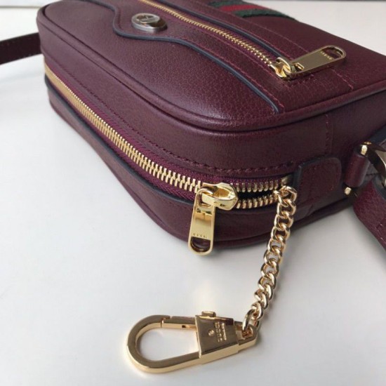 Replica Ophidia Mini Crossbody Borse 517350 Claret