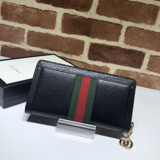 Replica Ophidia Zip Around Portafoglio 523154 Nero