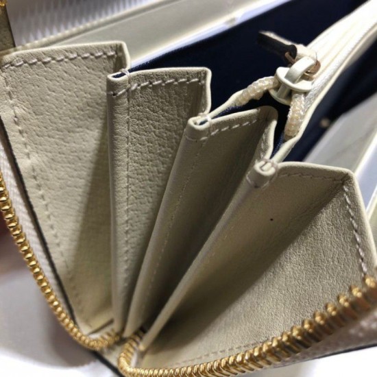 Replica Ophidia Zip Around Portafoglio 523154 Bianco