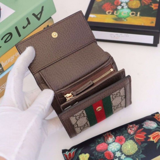 Replica Ophidia GG Portafoglio 523174 Marrone