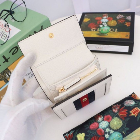 Replica Ophidia GG Wallet 523174 Bianco