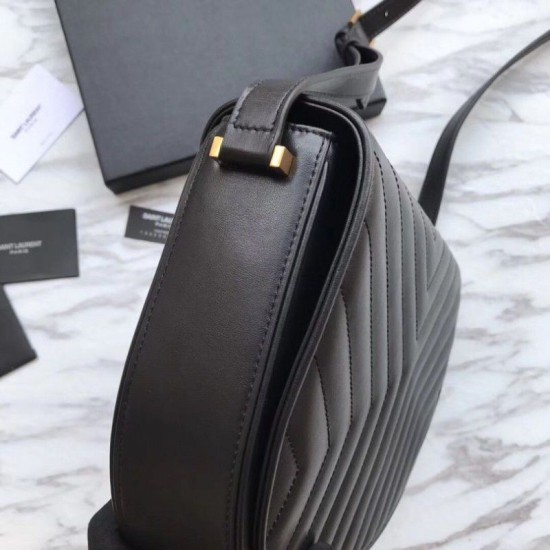 Replica Borsa a tracolla YSL Saint Laurent Joan trapuntata Y nera