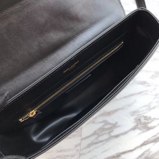 Replica Borsa a tracolla YSL Saint Laurent Joan trapuntata Y nera