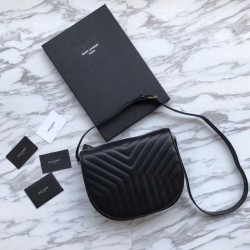 Replica Borsa a tracolla YSL Saint Laurent Joan trapuntata Y nera