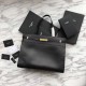 Replica Borsa a tracolla YSL Saint Laurent Medium Manhattan nera Replica Borsa a tracolla YSL Saint Laurent Medium Manhattan nera