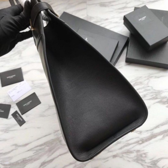 Replica Borsa a tracolla YSL Saint Laurent Medium Manhattan nera Replica Borsa a tracolla YSL Saint Laurent Medium Manhattan nera