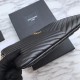 Replica YSL Saint Laurent Custodia per tablet Monogram Matelasse nera