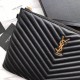 Replica YSL Saint Laurent Custodia per tablet Monogram Matelasse nera