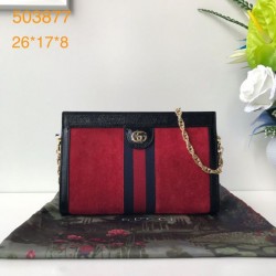 Replica Borsa a tracolla Ophidia Piccola 503879 Rosso