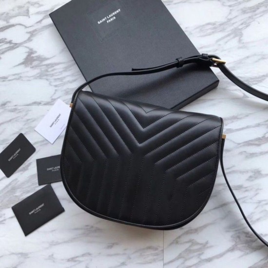 Replica Borsa a tracolla YSL Saint Laurent Joan trapuntata Y nera
