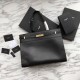 Replica Borsa a tracolla YSL Saint Laurent Medium Manhattan nera Replica Borsa a tracolla YSL Saint Laurent Medium Manhattan nera