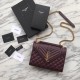 Replica Busta YSL Saint Laurent Piccola borsa Grain Embossed Claret Replica Busta YSL Saint Laurent Piccola borsa Grain Embossed Claret