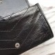 Replica Portafoglio YSL Saint Laurent Niki grande stropicciata nera Replica Portafoglio YSL Saint Laurent Niki grande stropicciata nera