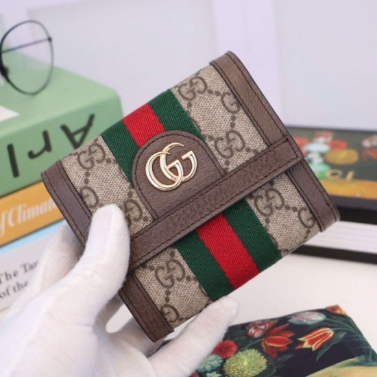Replica Ophidia GG Portafoglio 523174 Marrone