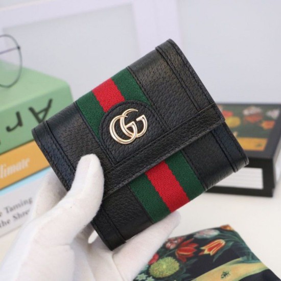 Replica Ophidia GG Portafoglio 523174 Nero