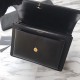 Replica Borsa YSL Saint Laurent Sunset Medium liscia oro nero