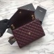 Replica Busta YSL Saint Laurent Piccola borsa Grain Embossed Claret Replica Busta YSL Saint Laurent Piccola borsa Grain Embossed Claret