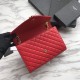 Replica Busta YSL Saint Laurent Piccola borsa Grain rosso goffrato